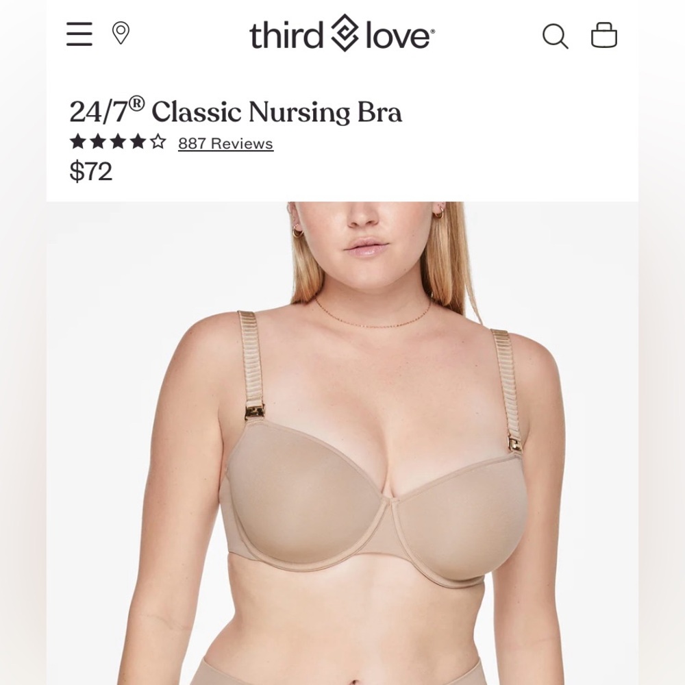 Thirdlove 24/7 Classic Nursing Bra - 36D